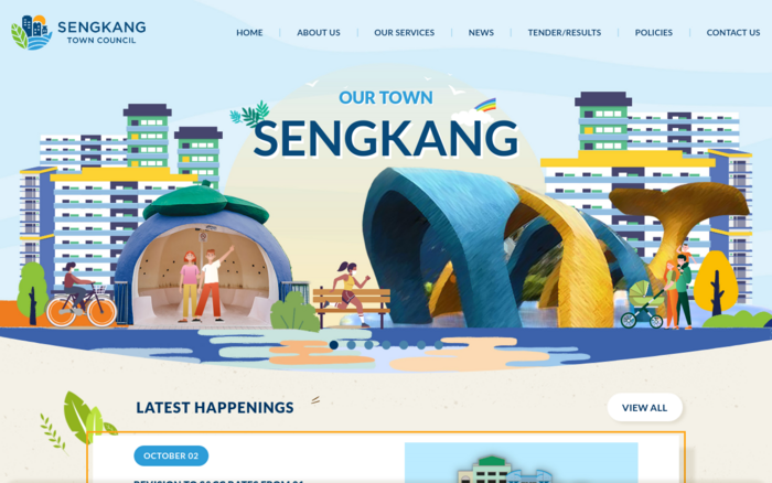 Sengkang Town Council Website